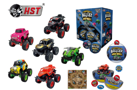 Ballerz Mega Wheelz 18pc/PDQ